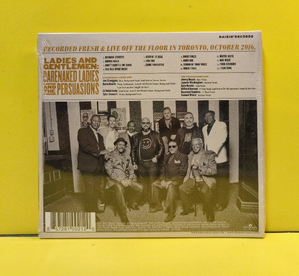 Barenaked Ladies & The Persuasions - Ladies and Gentlemen: Barenaked Ladies & the Persuasions   - 2017 - 2-10021 - New - Sealed - CDs - Canadian Import