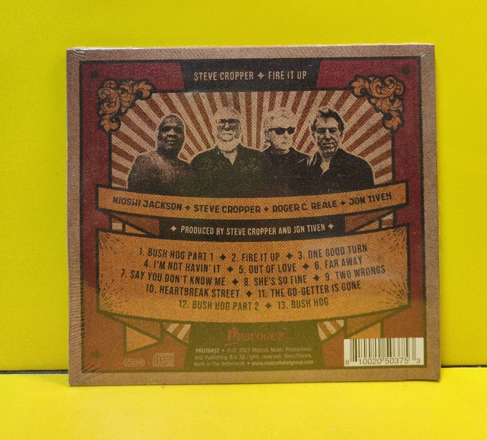 Steve Cropper - Fire It Up - 2021 - PRD76432 - New - Sealed - CDs