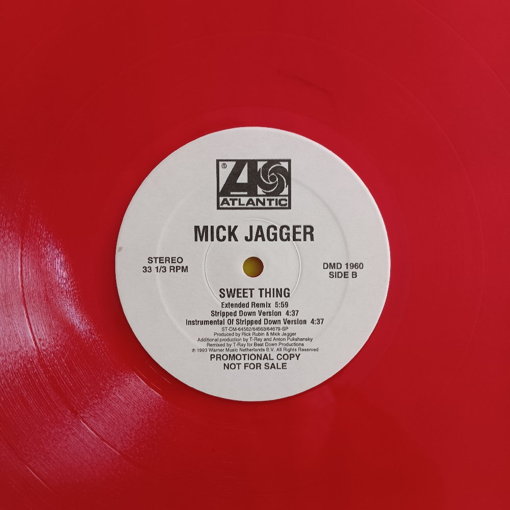 Mick Jagger - Sweet Thing 12" RED PROMO - 1993 - DMD 1960 - Used - VG++ - Vinyl
