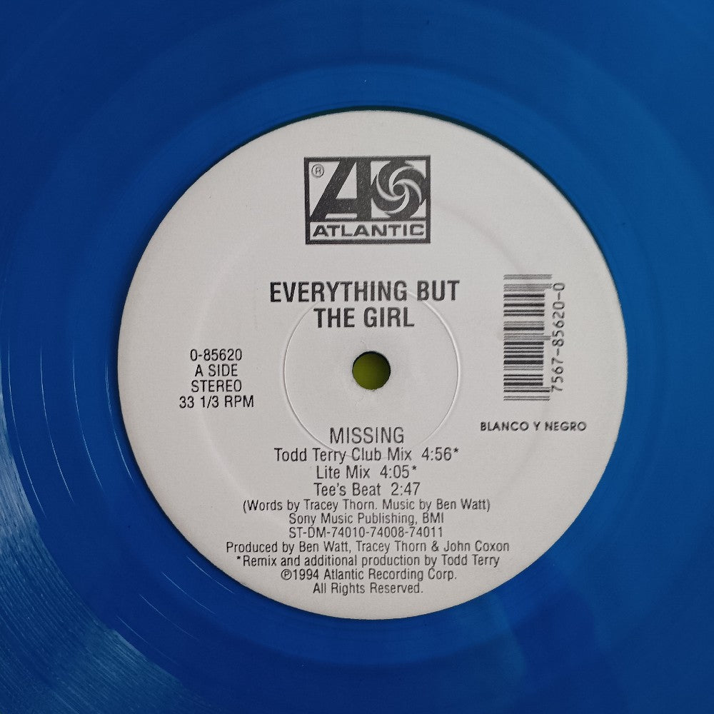 Everything But The Girl - Missing (The Bootleg Mixes!) 12" BLUE PROMO - 1994 - 0-85620 - Used - VG++ - Vinyl