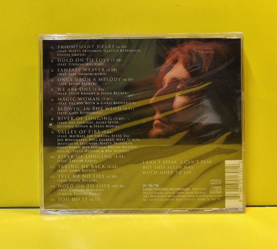 Jason Becker - Triumphant Hearts - 2018 - MTR75732 - New - Sealed - CDs - European Import
