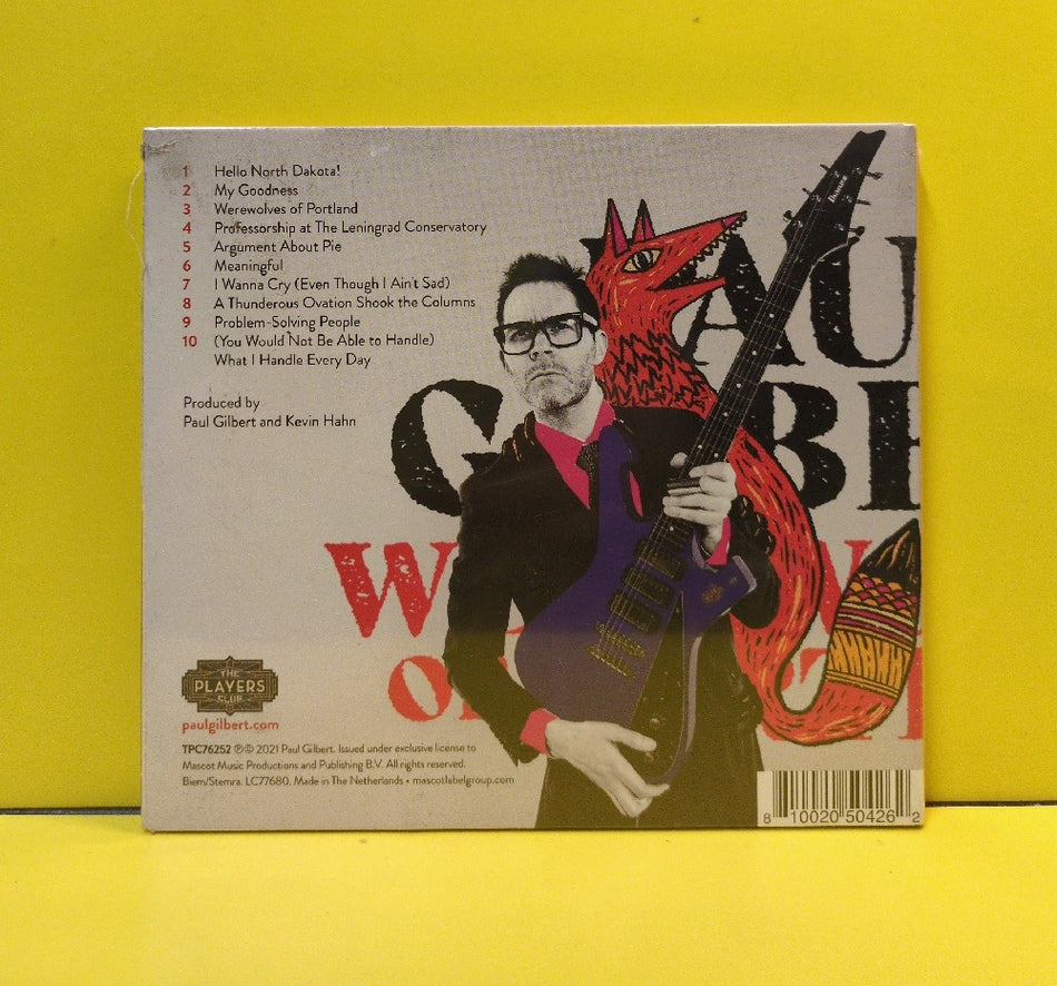 Paul Gilbert - Werewolves Of Portland - 2021 - TPC76252 - New - Sealed - CDs - European Import