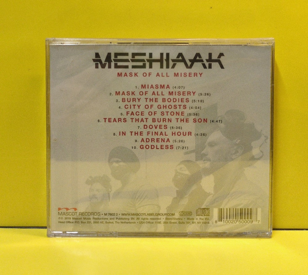 Meshiaak - Mask Of All Misery - 2019 - M 7602 2 - New - Sealed - CDs - European Import