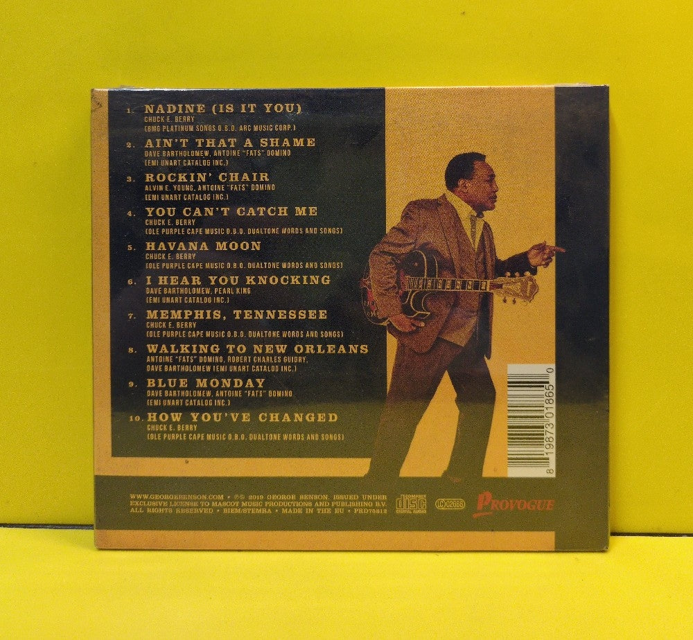 George Benson - Walking To New Orleans (Remembering Chuck Berry And Fats Domino) - 2019 - PRD75812 - New - Sealed - CDs - European Import