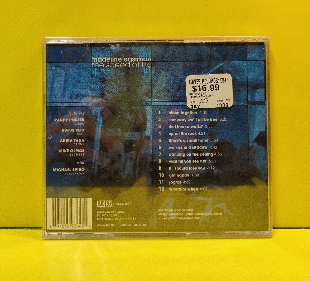 Madeline Eastman - The Speed Of Life - 2003 - MKCD1009 - New - Sealed - CDs
