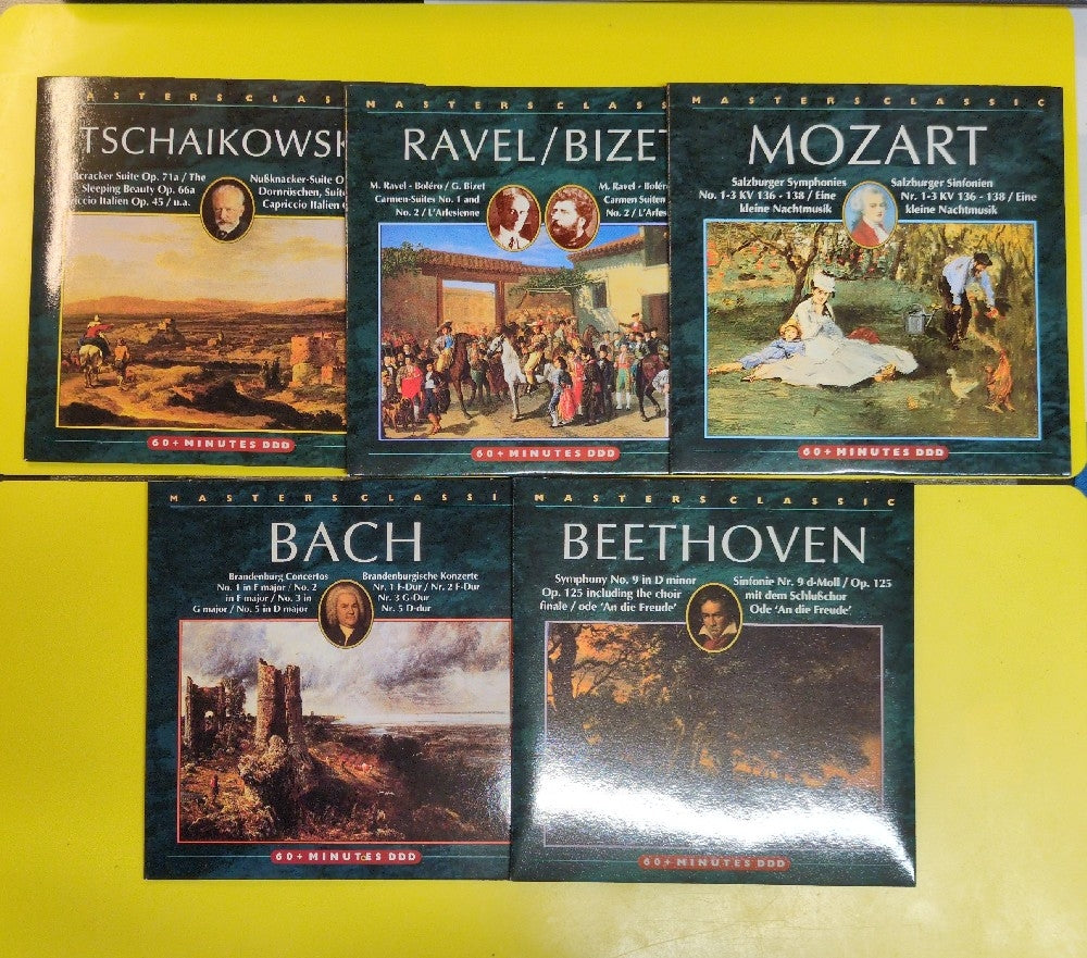 Various - The Masters Classical Collection Volume I - 3865192 - Used - EX - CDs - 5xCD Box Set - Netherlands Import