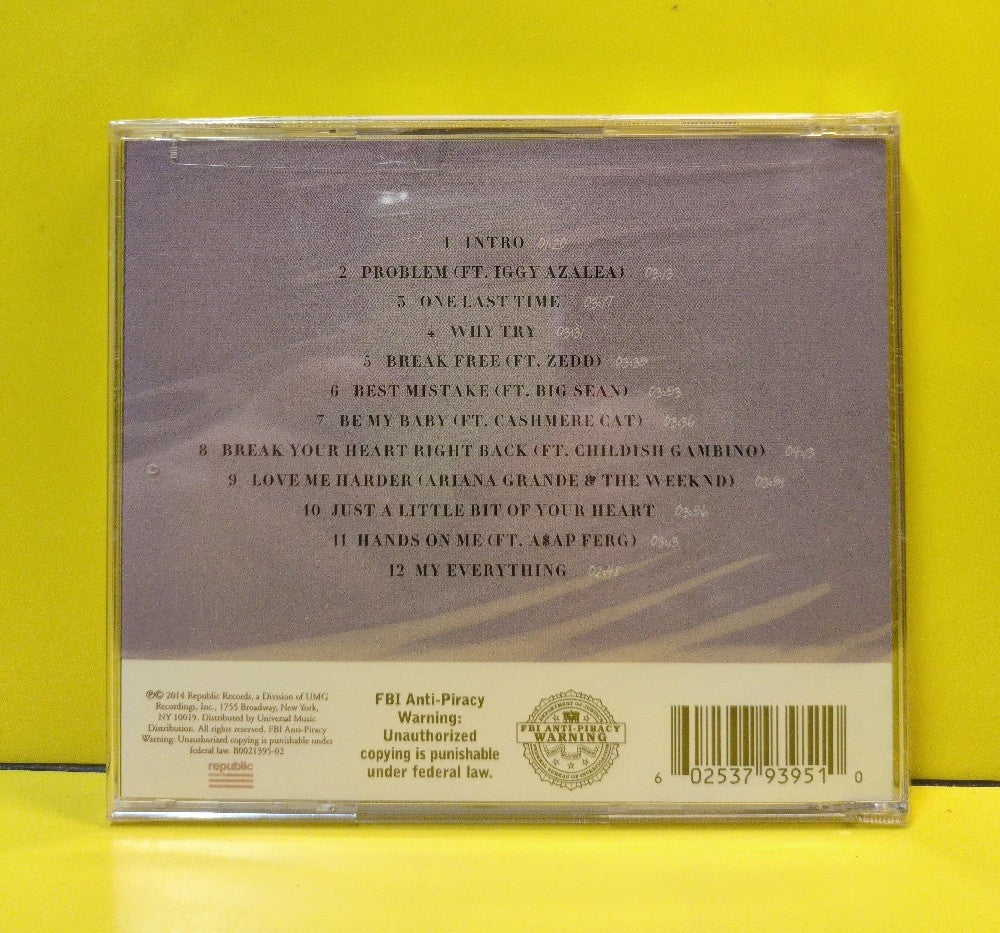 Ariana Grande - My Everything - 2014 - B0021395-02 - New - Sealed - CDs