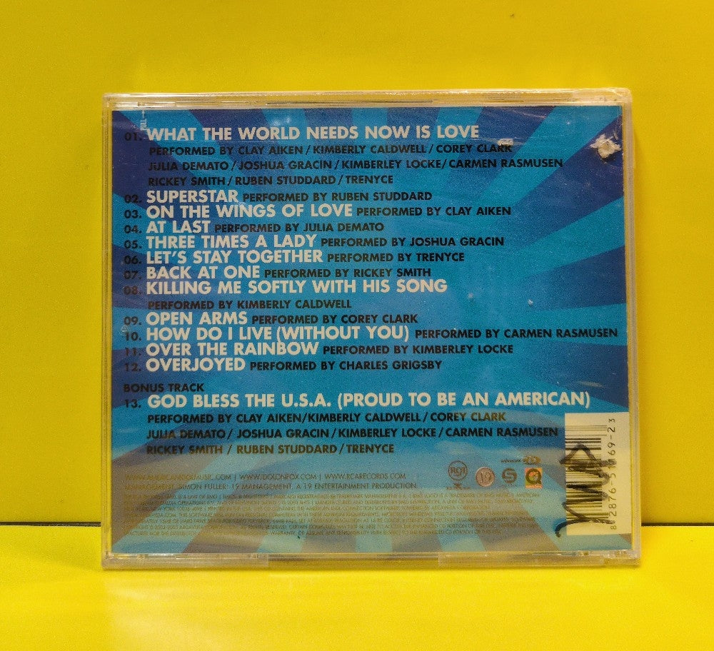 Various - American Idol Season 2: All-Time Classic American Love Songs - 2003 - 82876 51169-2 - New - Sealed - CDs - Enhanced