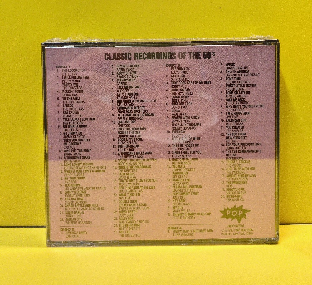 Various - Original Oldies: Classic Recordings Of The 50's - New - Sealed - CDs - 4xCD Set