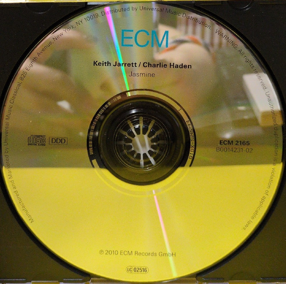 Keith Jarrett / Charlie Haden - Jasmine - 2010 - ECM 2165 / B0014231-02 - Used - EX - CDs
