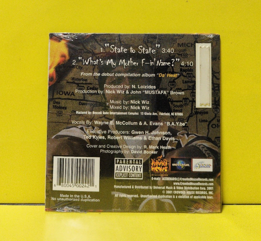 Ace Denaro - State To State - 2001 - New - Sealed - CDs - CD Single