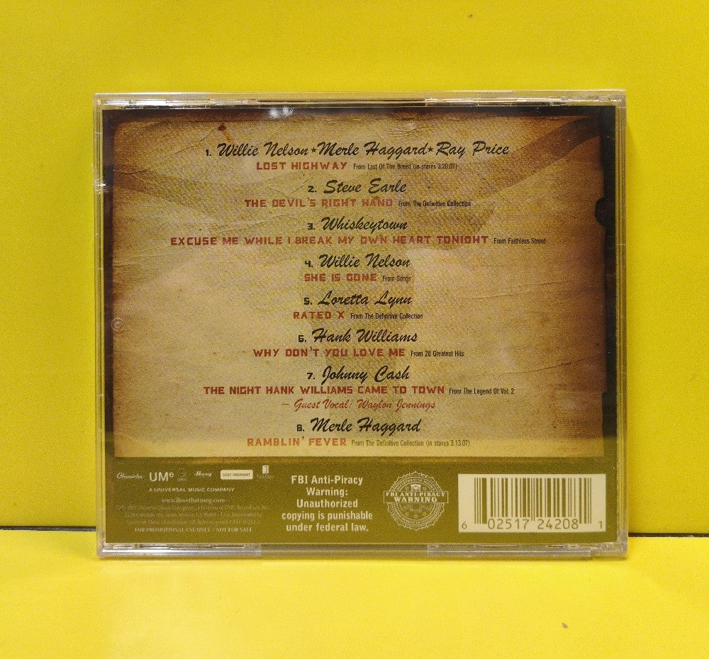 Various - Outlaw Country Sampler  - 2007 - CATF-05212-2 - New - Sealed - CDs
