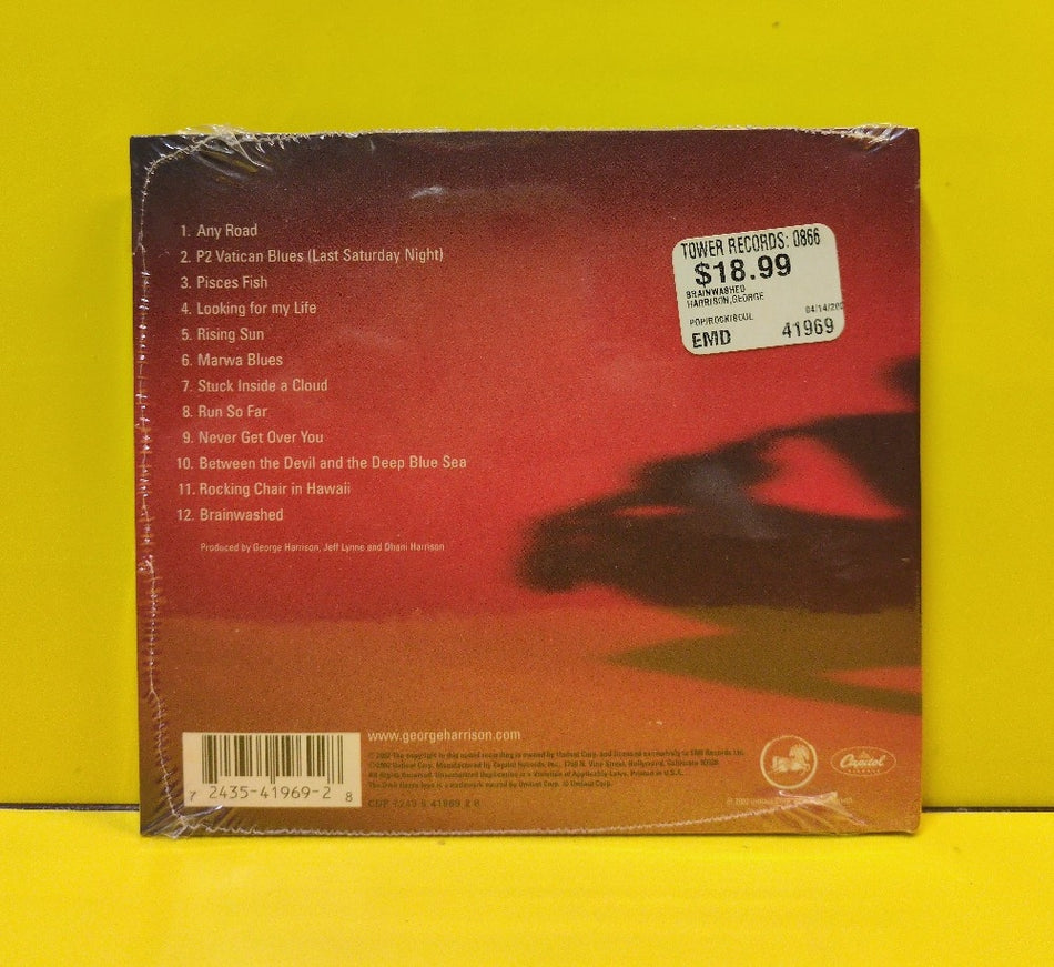 George Harrison - Brainwashed - 2002 - CDP 7243 5 41969 2 8 - New - Sealed - CDs - Digipak Case