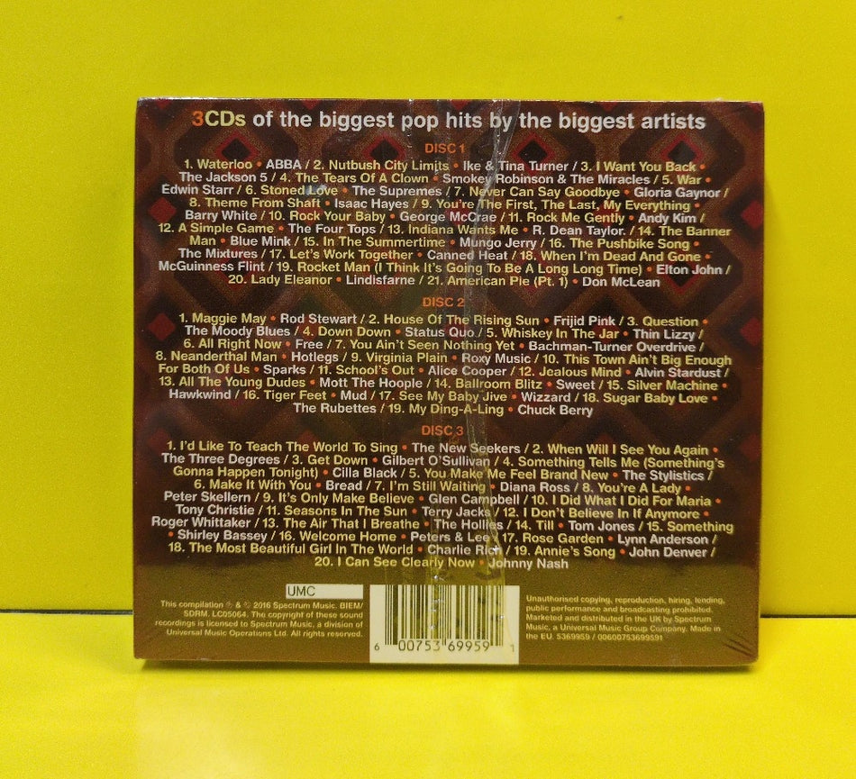 Various - Top Of The Pops: 1970-1974 - 2016 - 5369959 - New - Sealed - CDs - 3xCD Set - UK Import