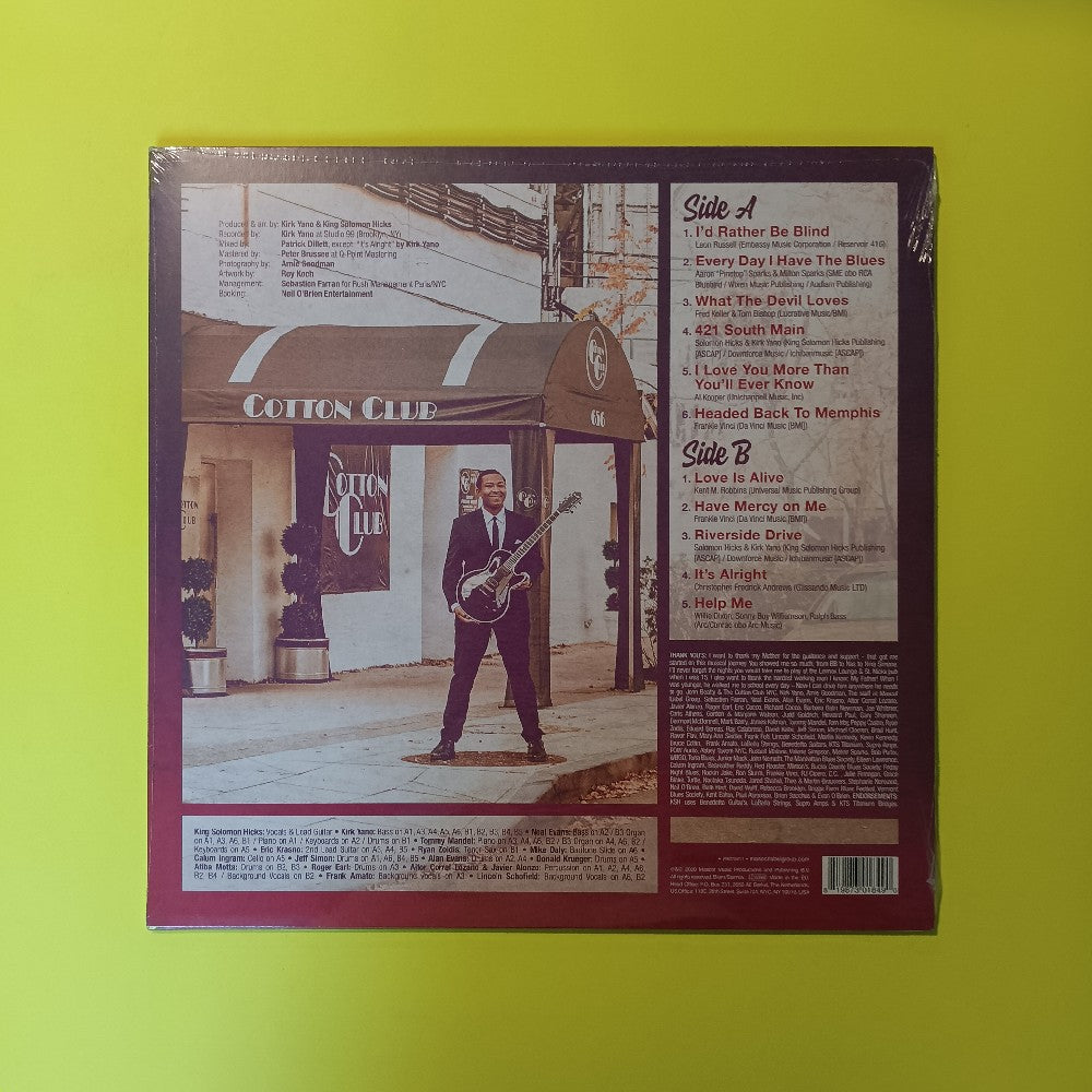 King Solomon Hicks - Harlem RED - 2020 - PRD75611 - New - Sealed - Vinyl