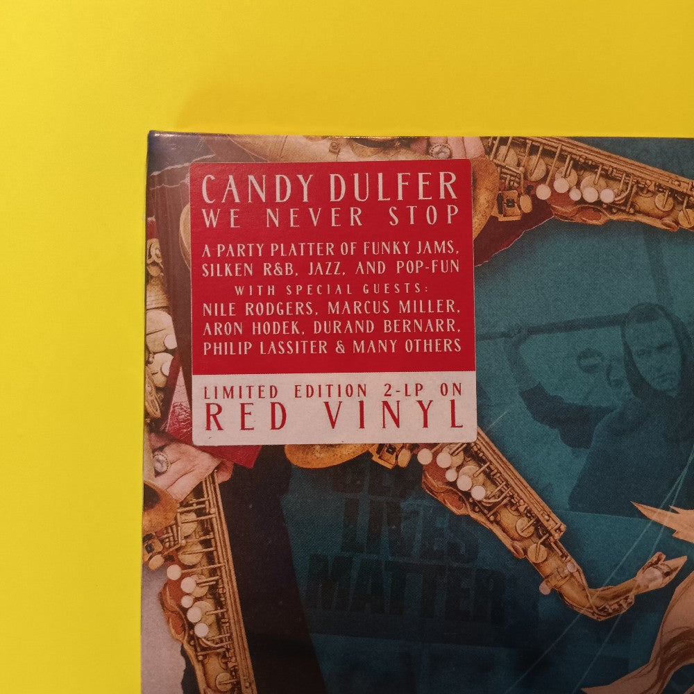 Candy Dulfer - We Never Stop RED - 2023 - TFG76571 - New - Sealed - Vinyl