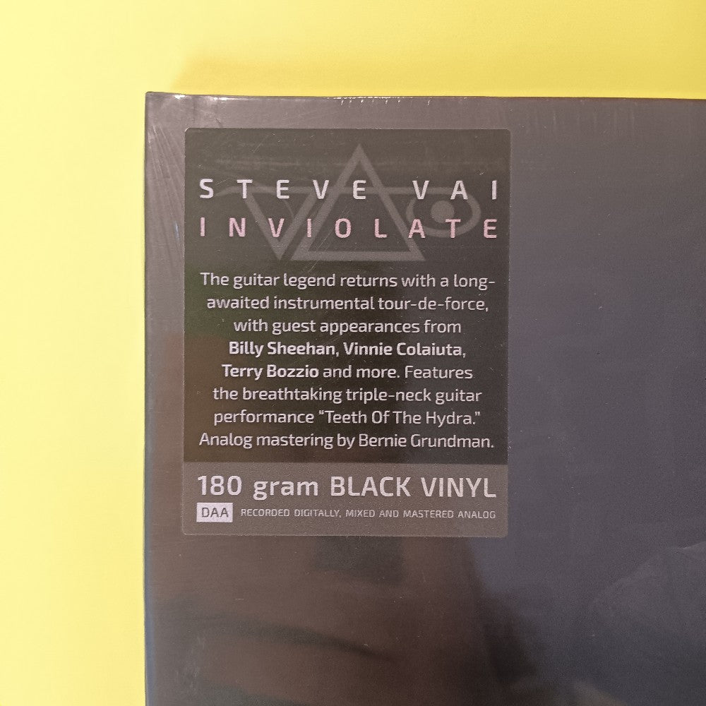 Steve Vai - Inviolate - 2022 - FN76701 - New - Sealed - Vinyl