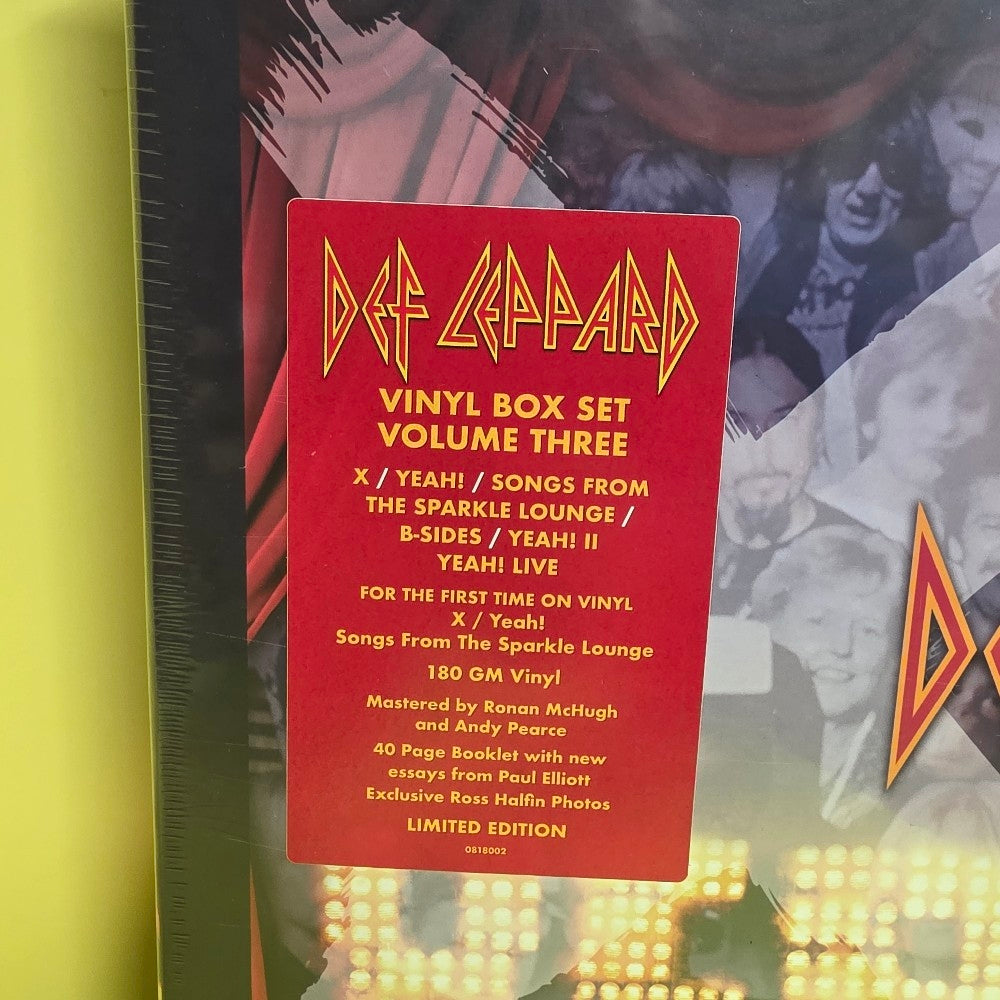 Def Leppard - Vinyl Collection Volume Three / Limited Edition  - 2021 - 0818002 - New - Sealed - Vinyl