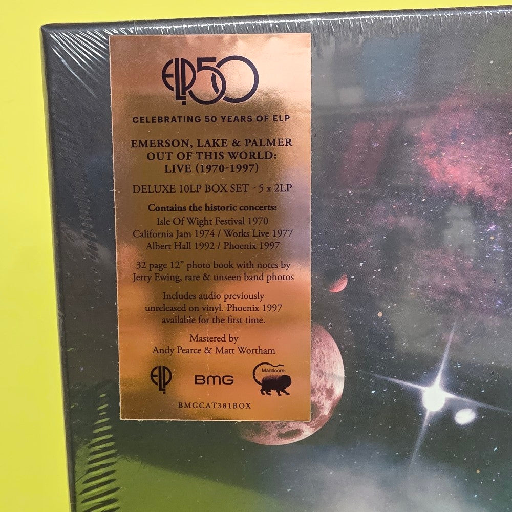 Emerson, Lake & Palmer - Out Of This World: Live (1970-1997) - 2021 - BMGCAT381BOX - New - Sealed - Vinyl