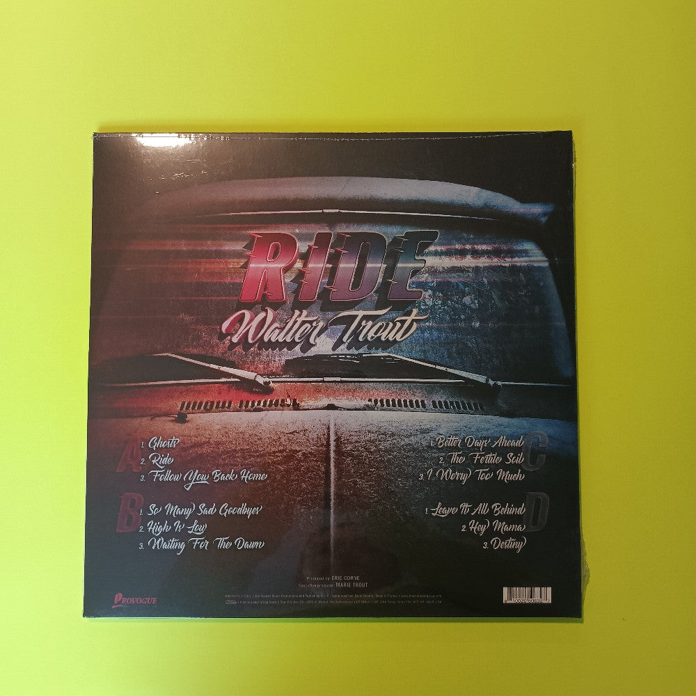 Walter Trout - Ride - 2022 - PRD76771 - New - Sealed - Vinyl