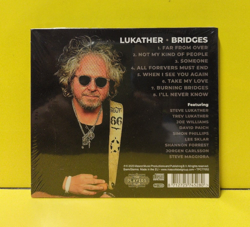 Lukather - Bridges - 2023 - TPC77052 - New - Sealed - CDs