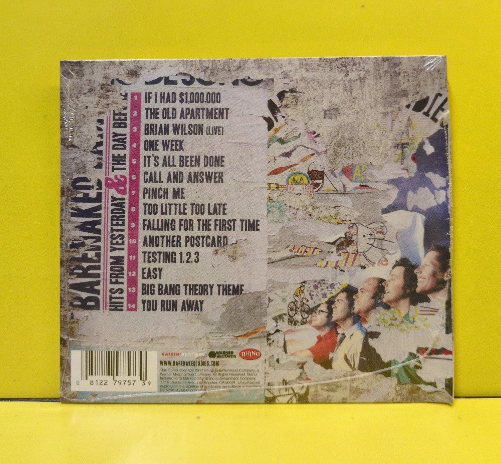 Barenaked Ladies - Hits From Yesterday & The Day Before - R2 528614 - New - Sealed - CDs - Digi-Sleeve