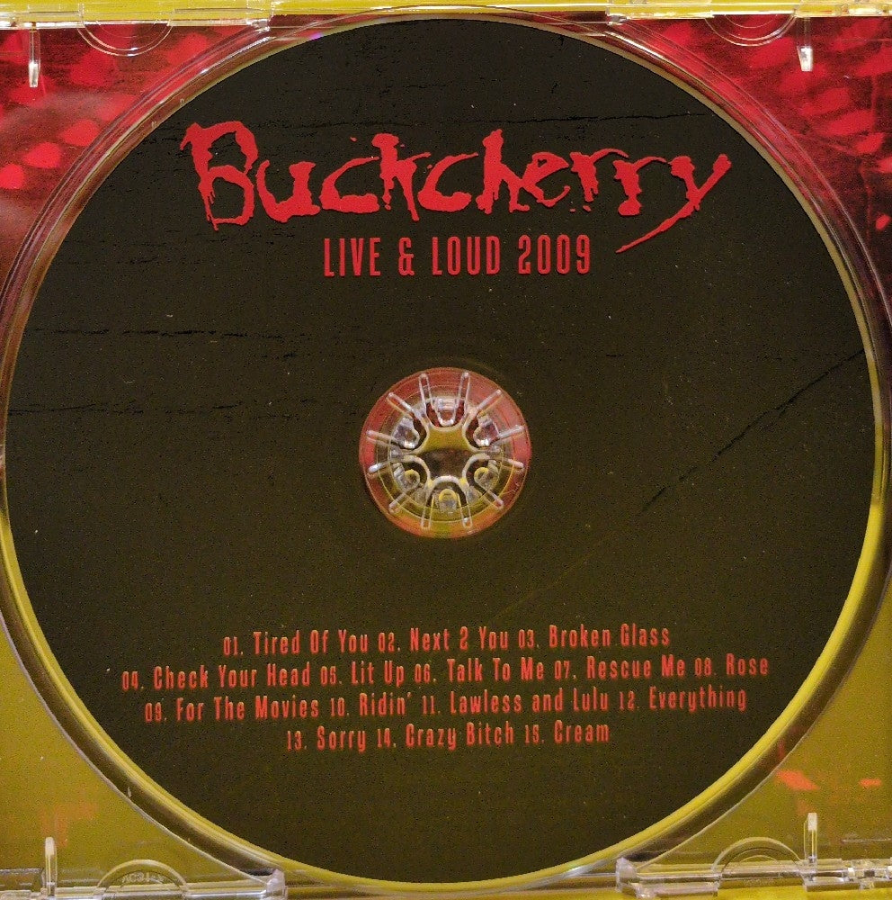 Buckcherry - Live & Loud 2009 - 2009 - ESM730 - Used - EX - CDs - Cardboard Slip Cover