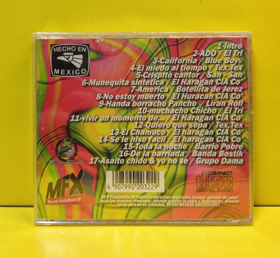 Various - Rock Nacional 100% Mexicano - New - Sealed - CDs - Mexican Import