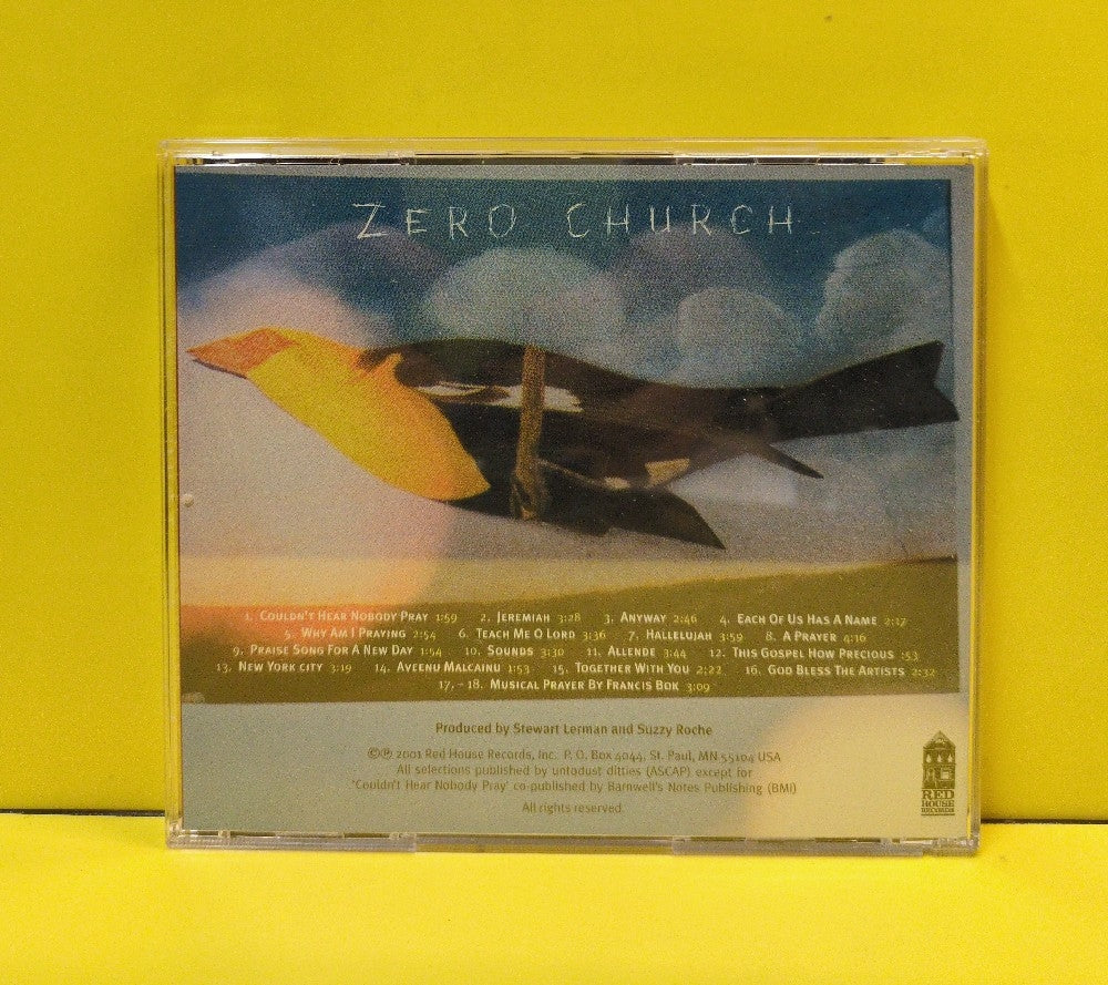 Suzzy & Maggie Roche - Zero Church - 2001 - RHR CD 157 - Used - EX - CDs - Cardboard Slip Cover