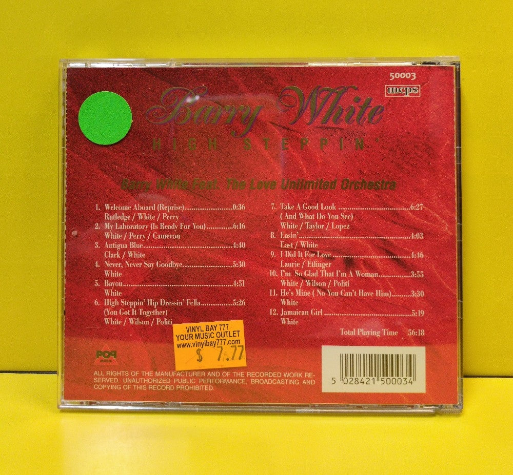 Barry White Feat Love Unlimited Orchestra - Hight Steppin' - 50003 - Used - EX - CDs - Germany Import