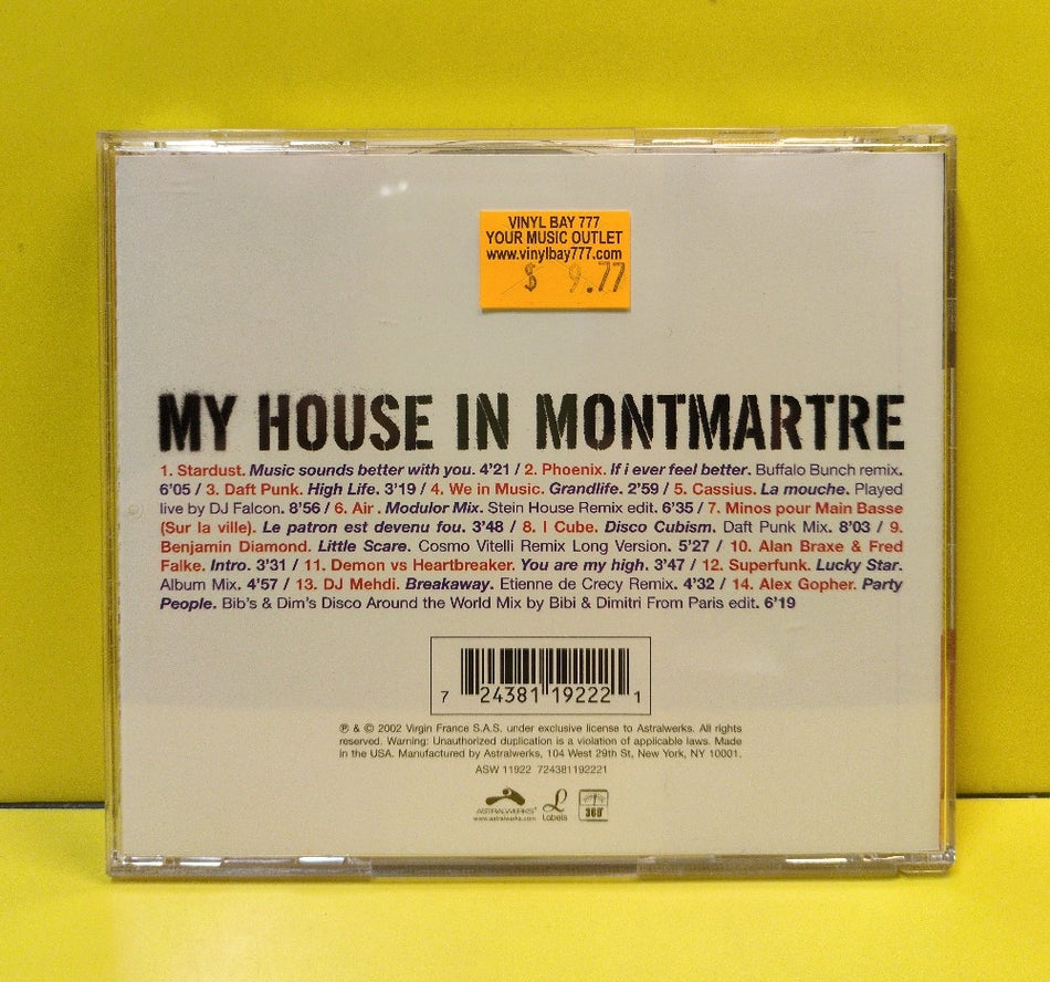 Various - My House In Montmartre - 2002 - ASW 11922 / 724381192221 - Used - EX - CDs