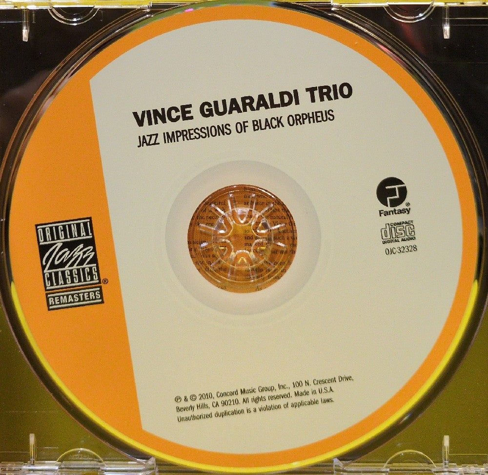 Vince Guaraldi Trio - Jazz Impressions Of Black Orpheus - 2010 - OJC-32328 - Used - EX - CDs - Reissue - Remastered