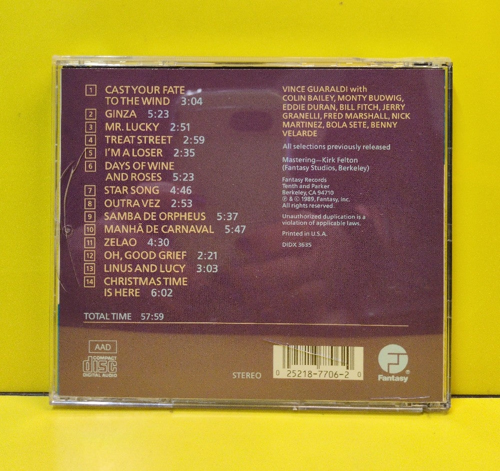 Vince Guaraldi - Greatest Hits - FCD-7706-2 - Used - EX - CDs - Reissue