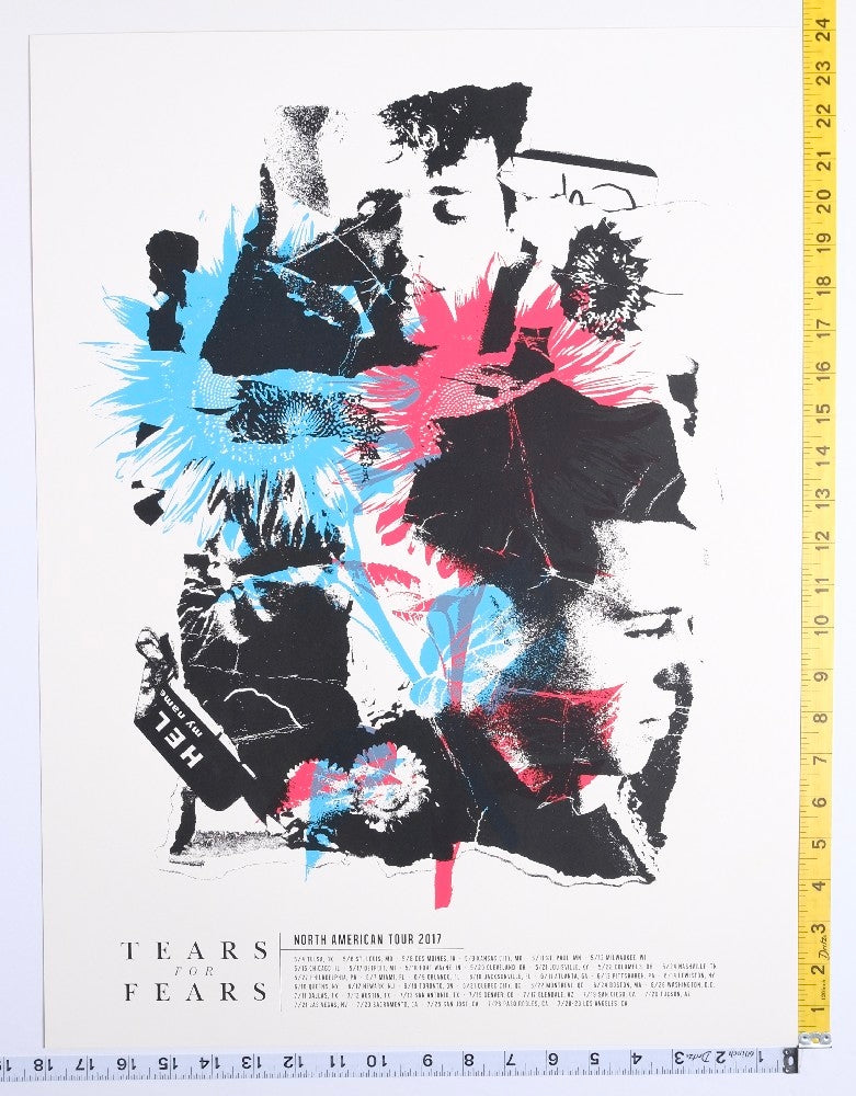 Tears For Fears - North American Tour 2017 Poster - 2017 - New - Art