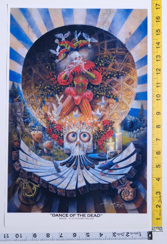 H. Ed Cox - Dance Of The Dead SIGNED - 2000 - New - Art