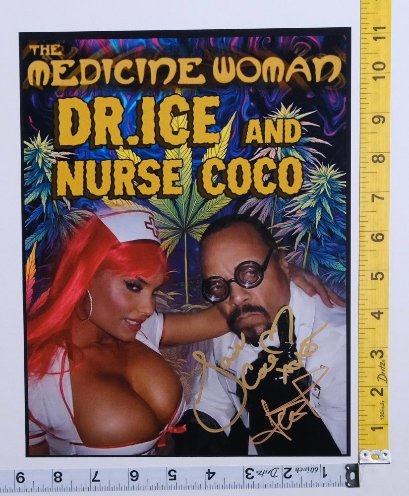 Ice T & Coco - The Medicine Woman Signed Poster - 2025 - New - Art