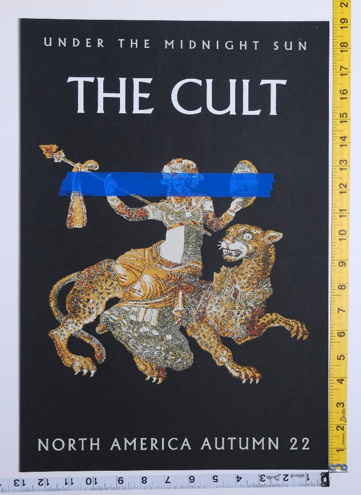 The Cult - Under The Midnight Sun North America 2022 Poster - 2022 - New - Art