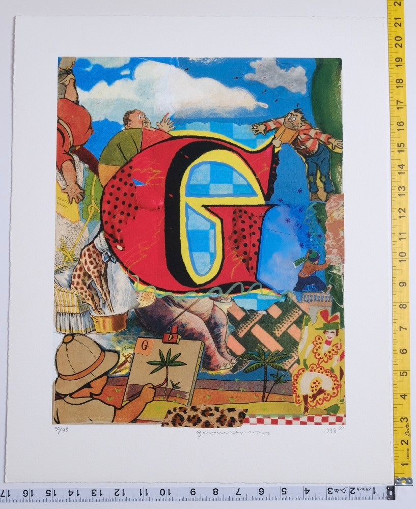Bruce Helander - Love Letters "G" Golden Gale - 1998 - New - Art