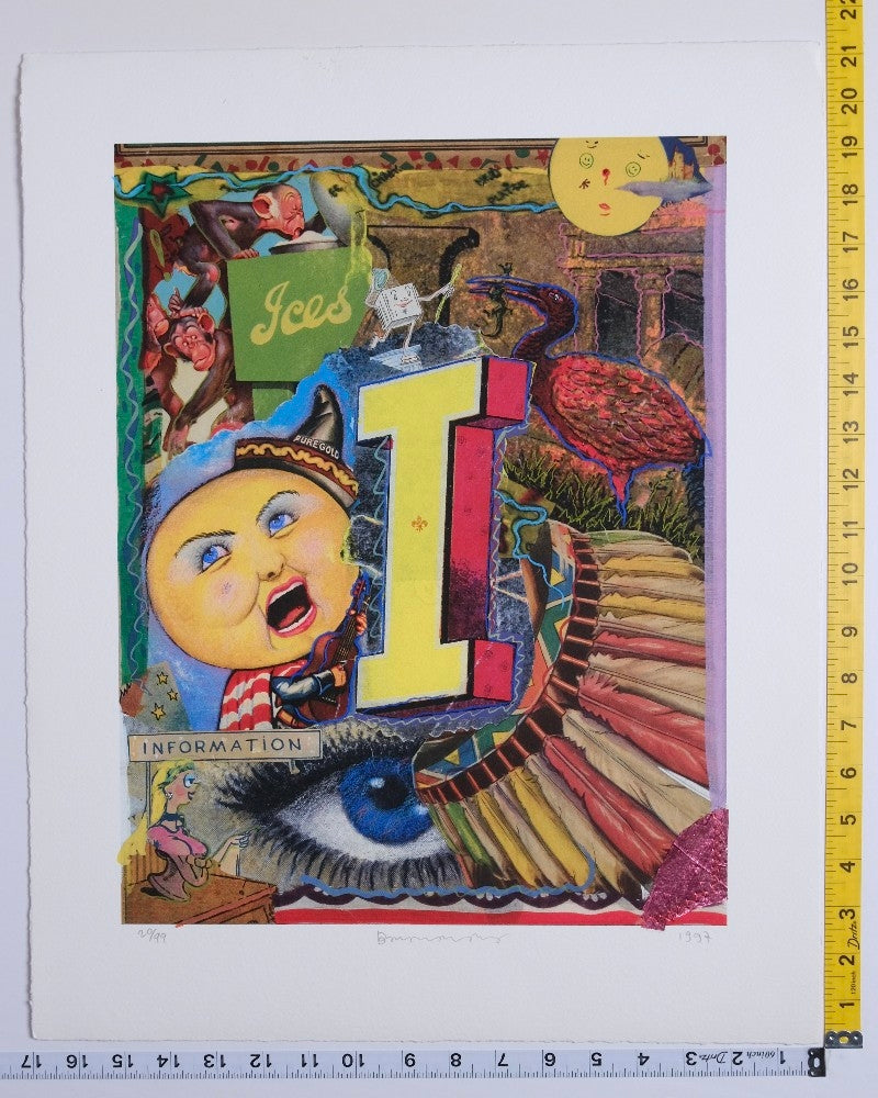 Bruce Helander - Love Letters "I" Indian Icecube - 1997 - New - Art