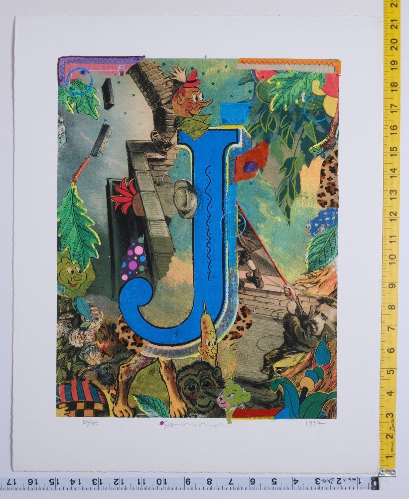 Bruce Helander - Love Letters "J" Jostling Jamboree - 1997 - New - Art