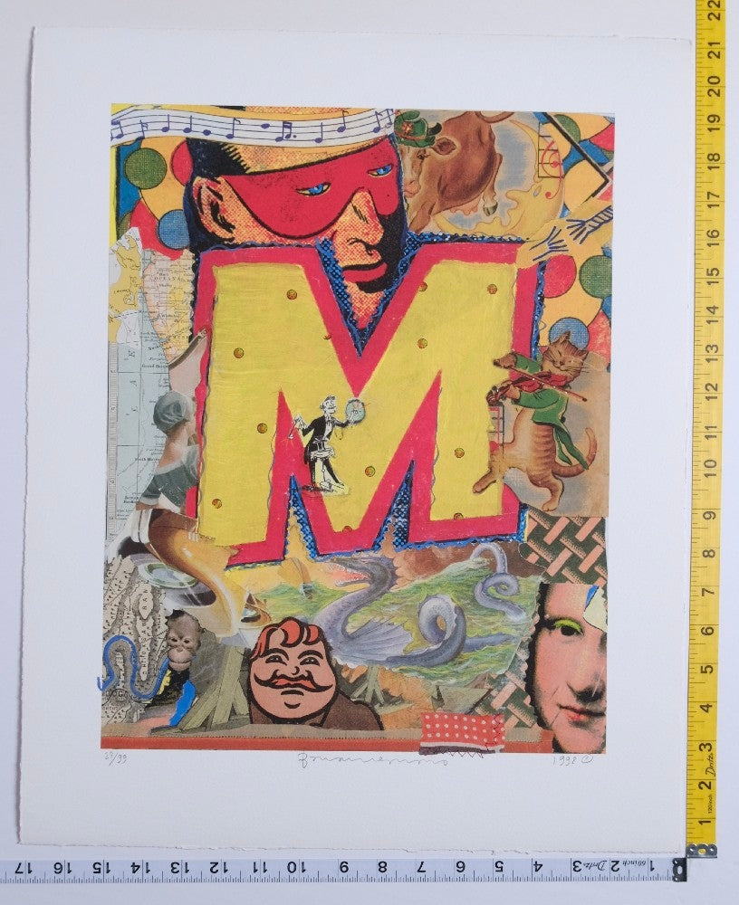 Bruce Helander - Love Letters "M" Masked Magician - 1998 - New - Art
