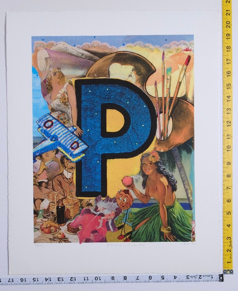 Bruce Helander - Love Letters "P" Polynesian Peach - 1997 - New - Art