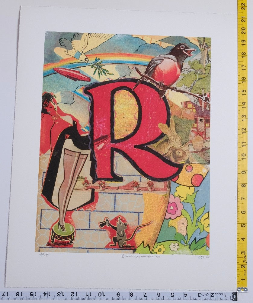 Bruce Helander - Love Letters "R" Red Robin - 1997 - New - Art