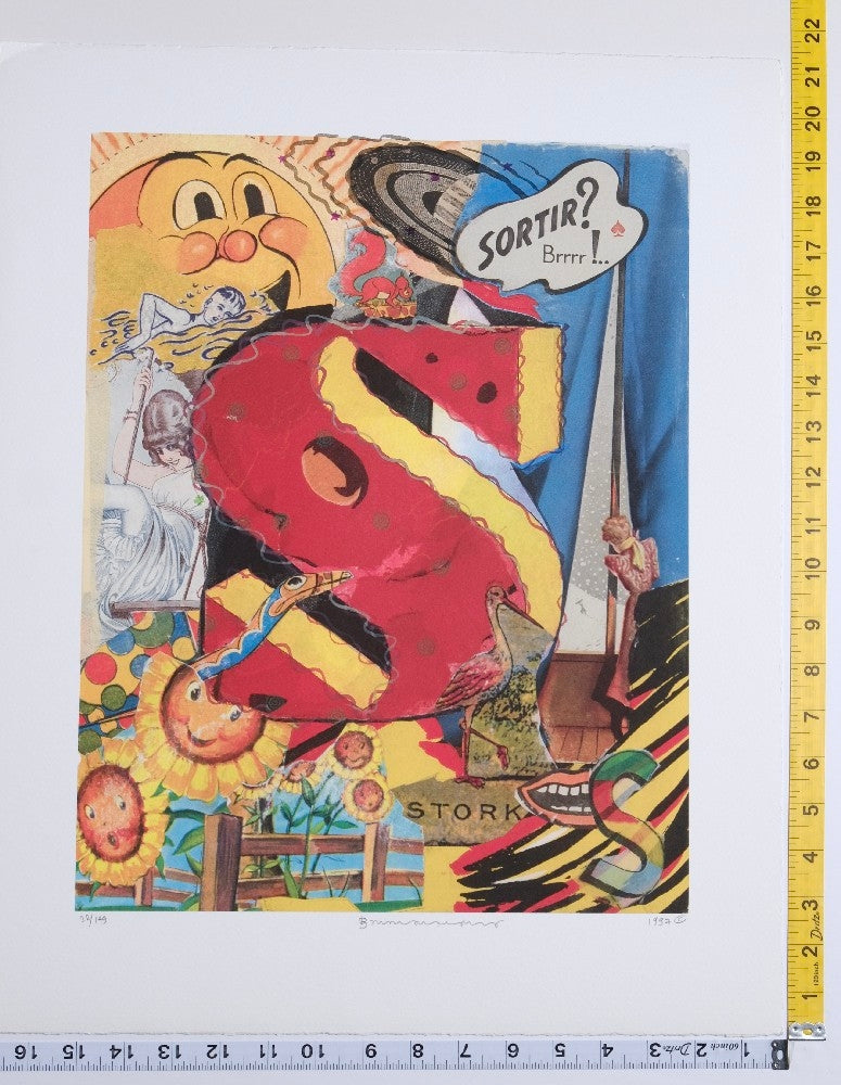 Bruce Helander - Love Letters "S" Sunflower Swing - 1997 - New - Art