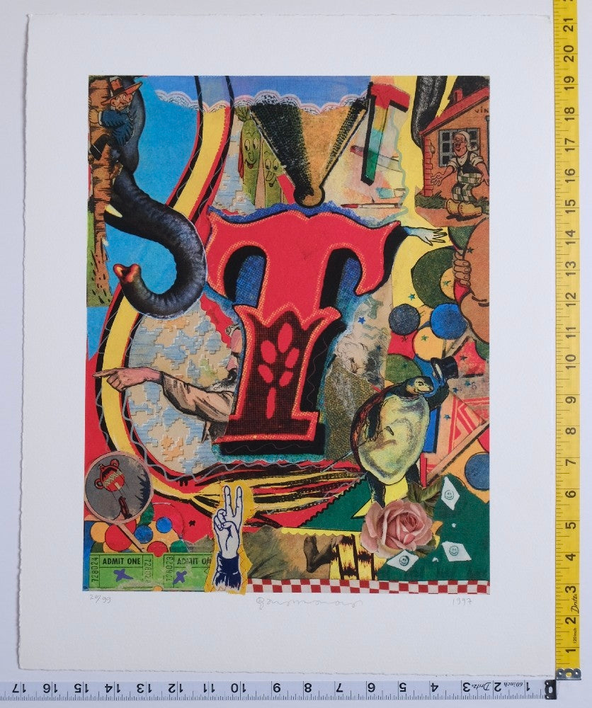 Bruce Helander - Love Letters "T" Turtle's Tophat - 1997 - New - Art
