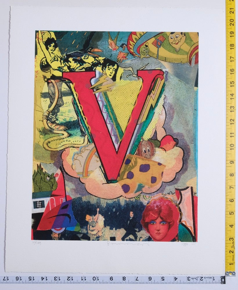 Bruce Helander - Love Letters "V" Ventriloquist Venue - 1997 - New - Art