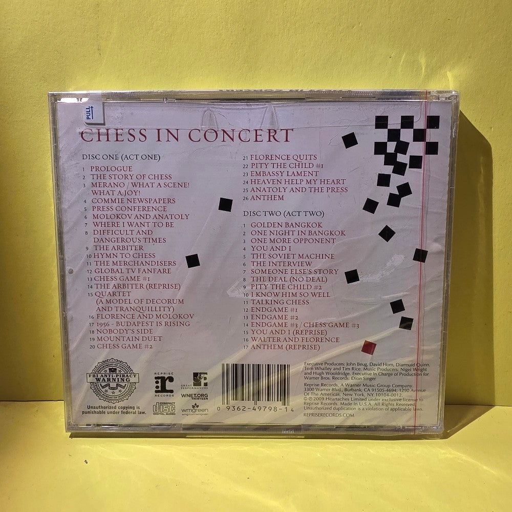 Josh Groban, Idina Menzel, Adam Pascal, Marti Pellow - Benny Andersson, Tim Rice, Björn Ulvaeus - 2009 - 517635-2 - New - Sealed - CDs