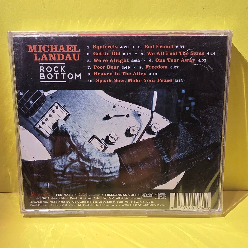 Michael Landau - Rock Bottom - 2018 - PRD75452 - New - Sealed - CDs