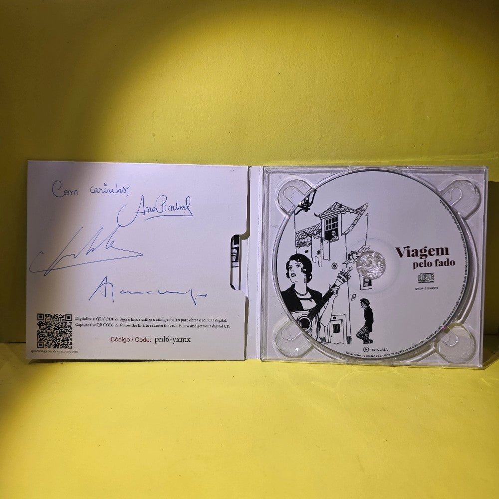 Ana Pinhal, Antonio Marraque, Joan Campos, Nelson Ferreria - Viagem Pelo Fado / Autographed  - 2021 - Used - NM - CDs