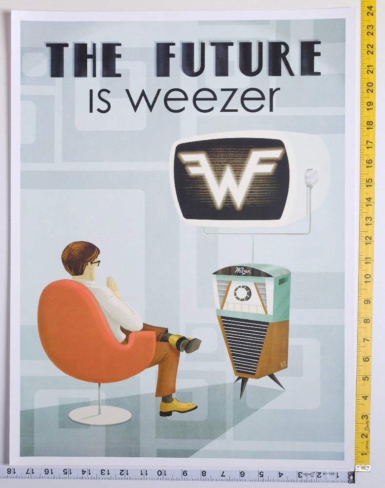 Weezer - The Future Is Weezer Lithograph Poster - New - Art